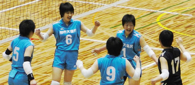 東京都市大学塩尻高等学校　女子バレーボール部　第17回全国私立高等学校男女バレーボール選手権大会にて初優勝を飾りました